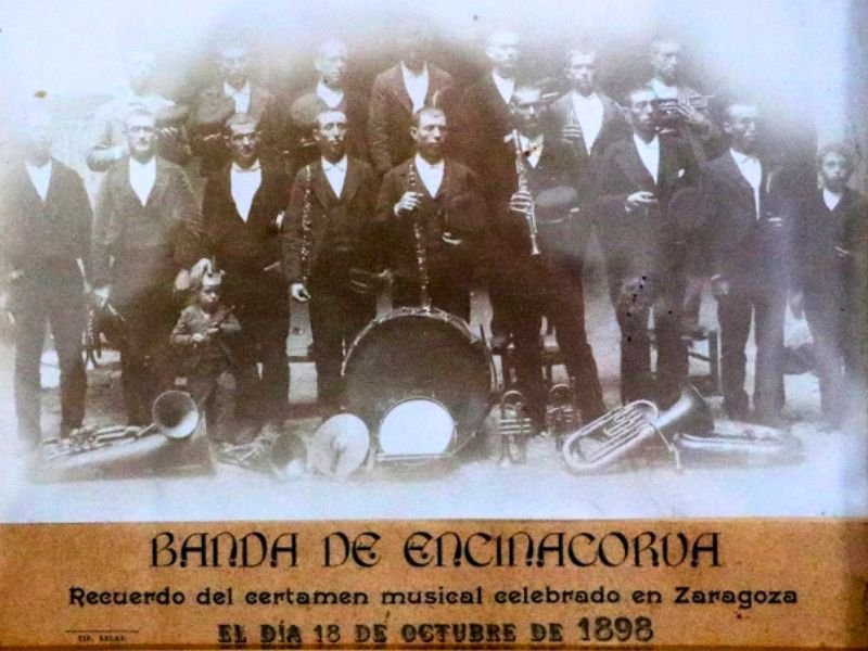 Banda de música en 1898